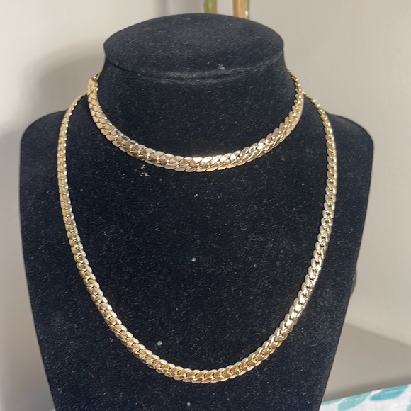 Brand new: Set:Elegant 14k laminated gold. Quality:750. - Picture 16 of 17